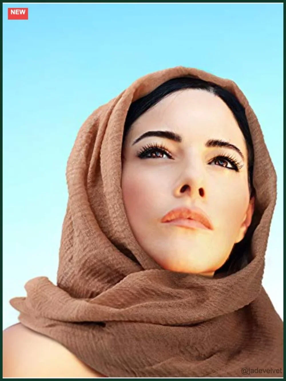 6 Cotton Linen Crinkle Wrap Scarves Shawls Set Multipurpose Head Scarf